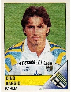 Sticker Dino Baggio - Calciatori 1995-1996 n. 221 - Panini