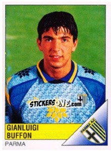 Sticker Gianluigi Buffon - Calciatori 1995-1996 n. 228 - Panini