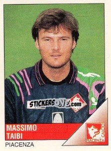 Sticker Massimo Taibi - Calciatori 1995-1996 n. 232 - Panini