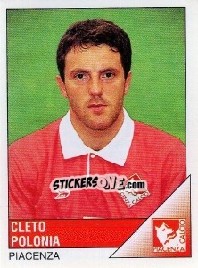 Sticker Cleto Polonia - Calciatori 1995-1996 n. 233 - Panini