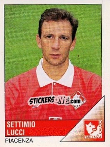 Figurina Settimo Lucci - Calciatori 1995-1996 - Panini