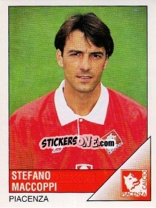 Sticker Stefano Maccoppi - Calciatori 1995-1996 - Panini