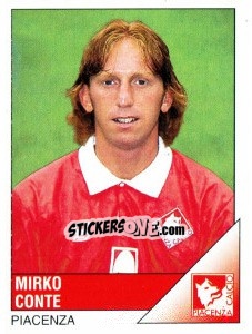 Sticker Mirko Conte - Calciatori 1995-1996 n. 237 - Panini