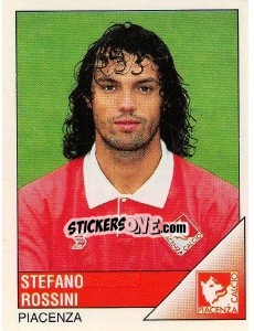 Sticker Stefano Rossini - Calciatori 1995-1996 - Panini