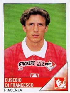Sticker Eusebio Di Francesco - Calciatori 1995-1996 n. 239 - Panini