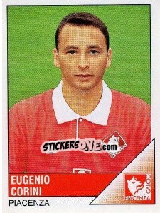 Sticker Eugenio Corini - Calciatori 1995-1996 - Panini