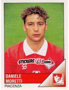 Sticker Daniele Moretti - Calciatori 1995-1996 - Panini