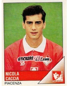 Sticker Nicola Caccia - Calciatori 1995-1996 - Panini