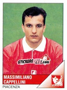 Sticker Massimiliano Cappellini - Calciatori 1995-1996 n. 246 - Panini