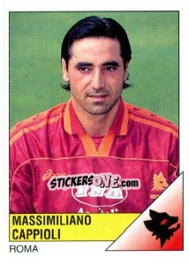 Sticker Massimiliano Cappioli - Calciatori 1995-1996 n. 257 - Panini