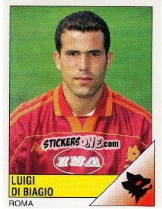 Sticker Luigi Di Biagio - Calciatori 1995-1996 n. 258 - Panini