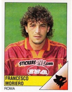 Sticker Francesco Moriero - Calciatori 1995-1996 - Panini