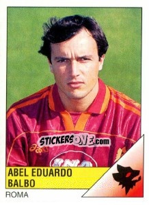 Sticker Abel Eduardo Balbo - Calciatori 1995-1996 n. 262 - Panini