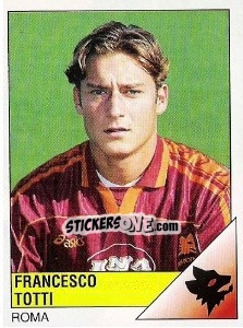 Cromo Francesco Totti - Calciatori 1995-1996 - Panini