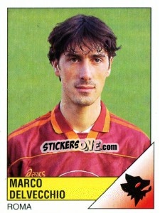 Sticker Marco Del Vecchio - Calciatori 1995-1996 n. 265 - Panini