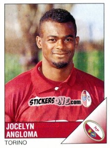 Sticker Jocelyn Angloma - Calciatori 1995-1996 - Panini
