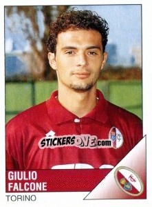 Sticker Giulio Falcone - Calciatori 1995-1996 n. 291 - Panini