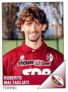 Figurina Roberto Maltagliati - Calciatori 1995-1996 - Panini