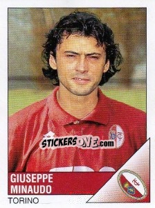 Sticker Giuseppe Minaudo - Calciatori 1995-1996 n. 297 - Panini