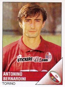 Sticker Antonino Bernardini - Calciatori 1995-1996 n. 298 - Panini
