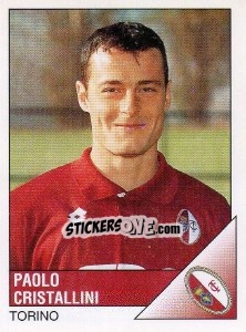 Sticker Paolo Cristallini - Calciatori 1995-1996 n. 300 - Panini