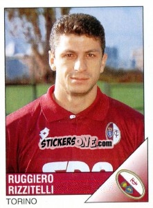Sticker Ruggiero Rizzitelli - Calciatori 1995-1996 n. 301 - Panini