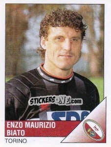 Sticker Enzo Maurizio Biato - Calciatori 1995-1996 - Panini