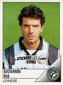 Sticker Giovanni Bia - Calciatori 1995-1996 n. 310 - Panini