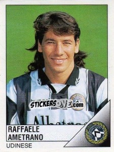 Sticker Raffaele Ametrano - Calciatori 1995-1996 - Panini