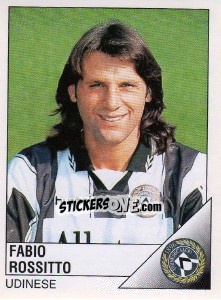 Sticker Fabio Rossitto - Calciatori 1995-1996 n. 316 - Panini