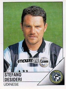 Figurina Stefano Desideri - Calciatori 1995-1996 - Panini