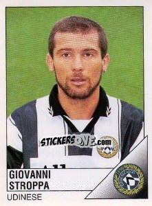 Sticker Giovanni Stroppa - Calciatori 1995-1996 n. 318 - Panini