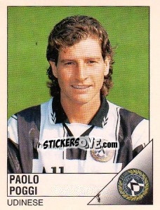 Sticker Paolo Poggi - Calciatori 1995-1996 - Panini