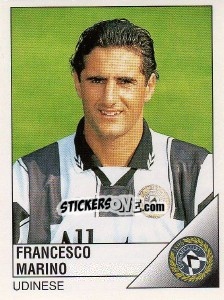 Sticker Francesco Marino - Calciatori 1995-1996 - Panini