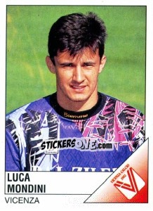 Sticker Luca Mondini - Calciatori 1995-1996 n. 327 - Panini