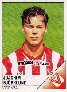 Sticker Joachim Bjòrklund - Calciatori 1995-1996 - Panini