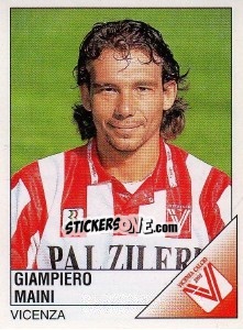 Sticker Giampiero Maini - Calciatori 1995-1996 - Panini