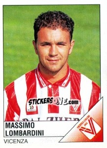 Sticker Massimo Lombardini - Calciatori 1995-1996 n. 336 - Panini