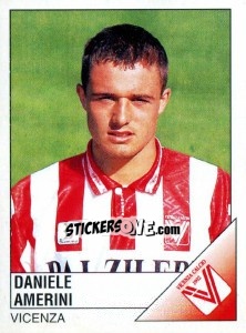 Sticker Daniele Amerini - Calciatori 1995-1996 n. 338 - Panini