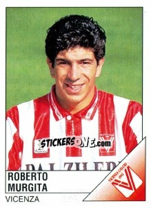Sticker Roberto Murgita - Calciatori 1995-1996 - Panini