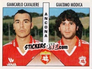 Sticker Cavaliere / Modica - Calciatori 1995-1996 - Panini