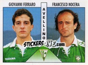 Cromo Ferrario / Nocera - Calciatori 1995-1996 - Panini