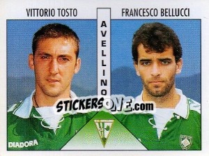 Cromo Tosto / Bellucci - Calciatori 1995-1996 - Panini