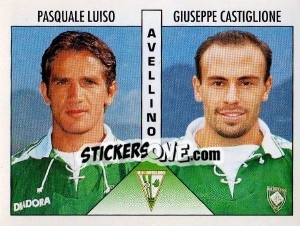 Sticker Luiso / Castoglione - Calciatori 1995-1996 n. 360 - Panini