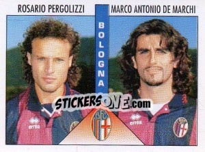 Sticker Pergolizzi / De Marchi - Calciatori 1995-1996 n. 364 - Panini
