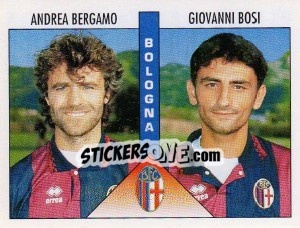 Sticker Bergamo / Bosi - Calciatori 1995-1996 - Panini