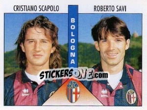 Cromo Scapolo / Savi - Calciatori 1995-1996 - Panini