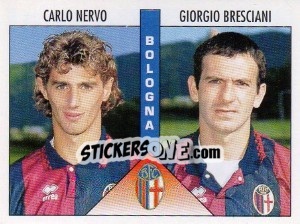 Cromo Nervo / Bresciani - Calciatori 1995-1996 - Panini