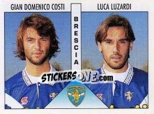 Sticker Costi / Luzardi - Calciatori 1995-1996 - Panini