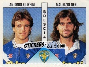 Sticker Filippini / Neri - Calciatori 1995-1996 - Panini